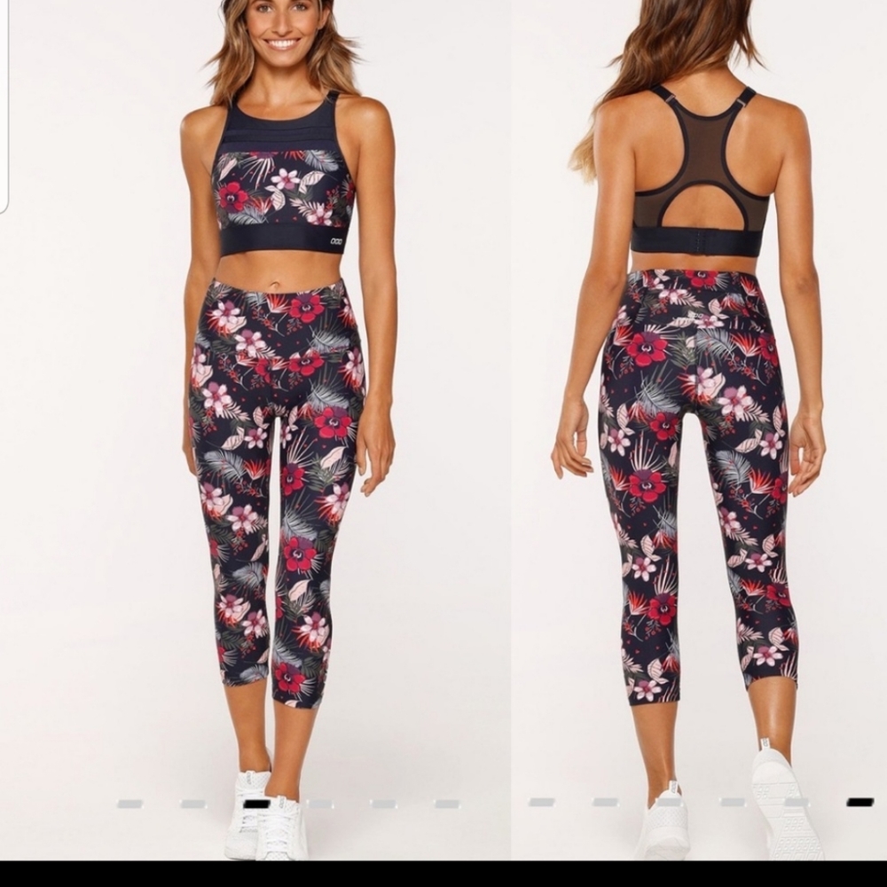Lorna jane graphic jungle core 7/8 tight - Picture 2 of 6